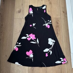 Ralph Lauren Black Floral Dress